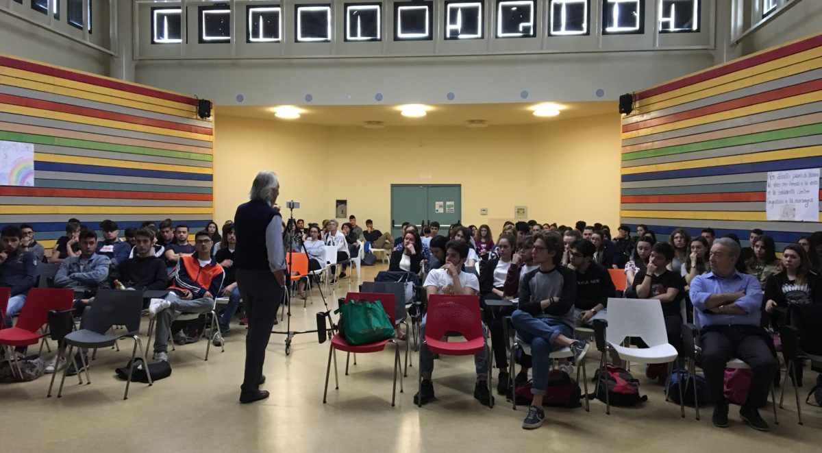 evento formativo con gli studenti dell'istituto G.Solimene di Lavello