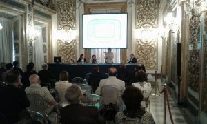 FIRENZE – Momenti del Convegno nella Sala Luca Giordano di Palazzo Medici.