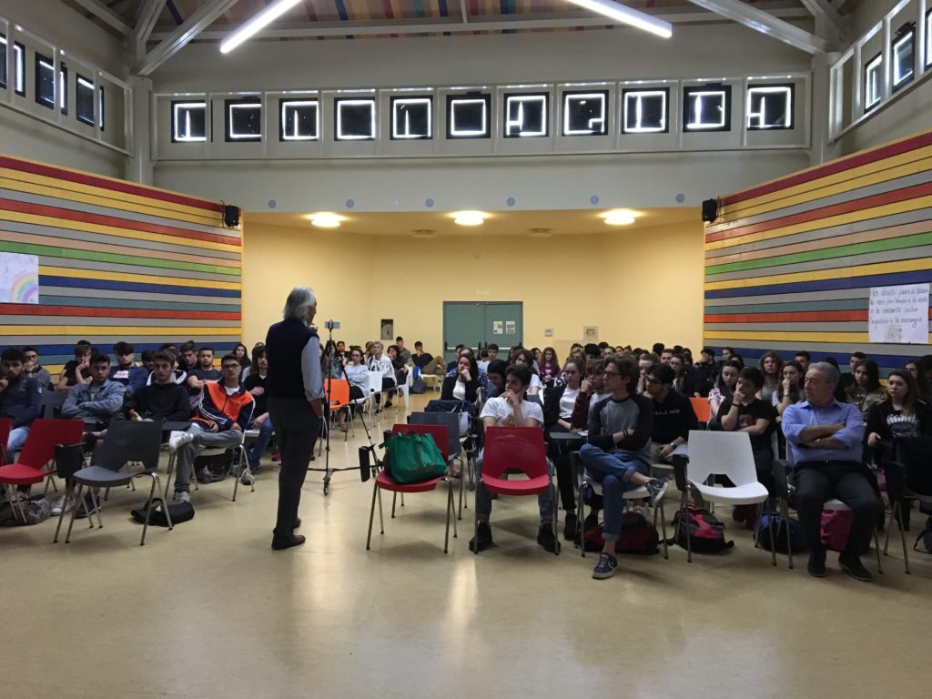 evento formativo con gli studenti dell'istituto G.Solimene di Lavello